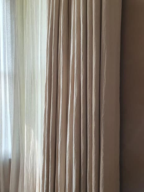 bespoke sheers and silk curtains